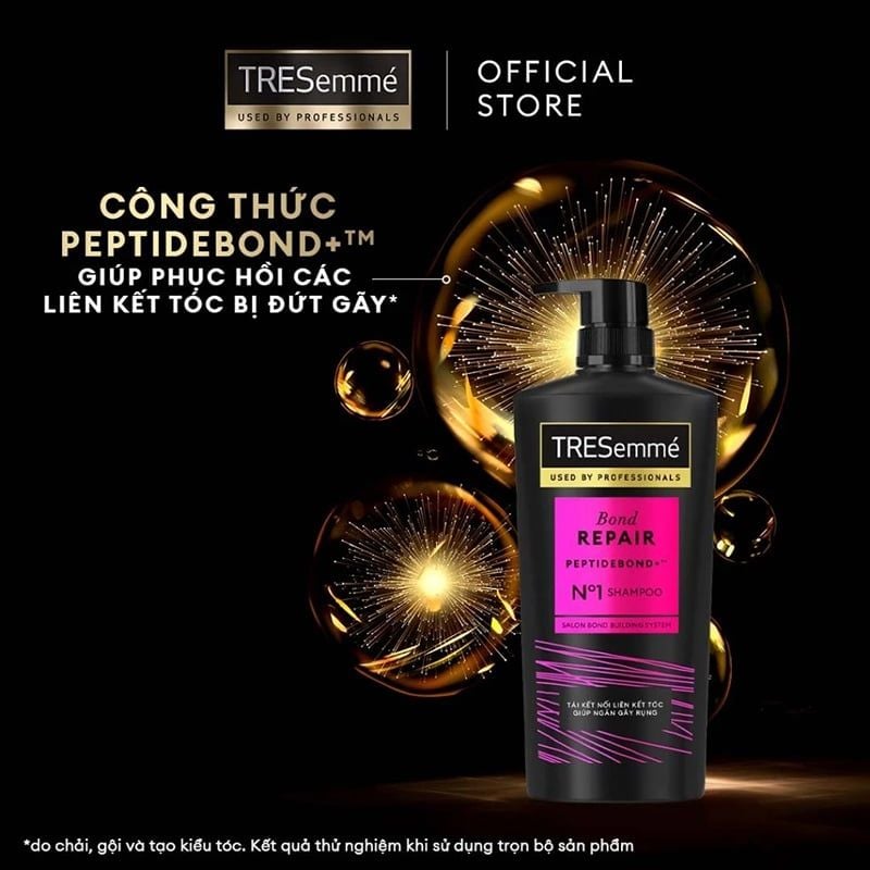 Dầu Gội Ngăn Tóc Gãy Rụng TRESemmé Salon Rebond Shampoo 640g