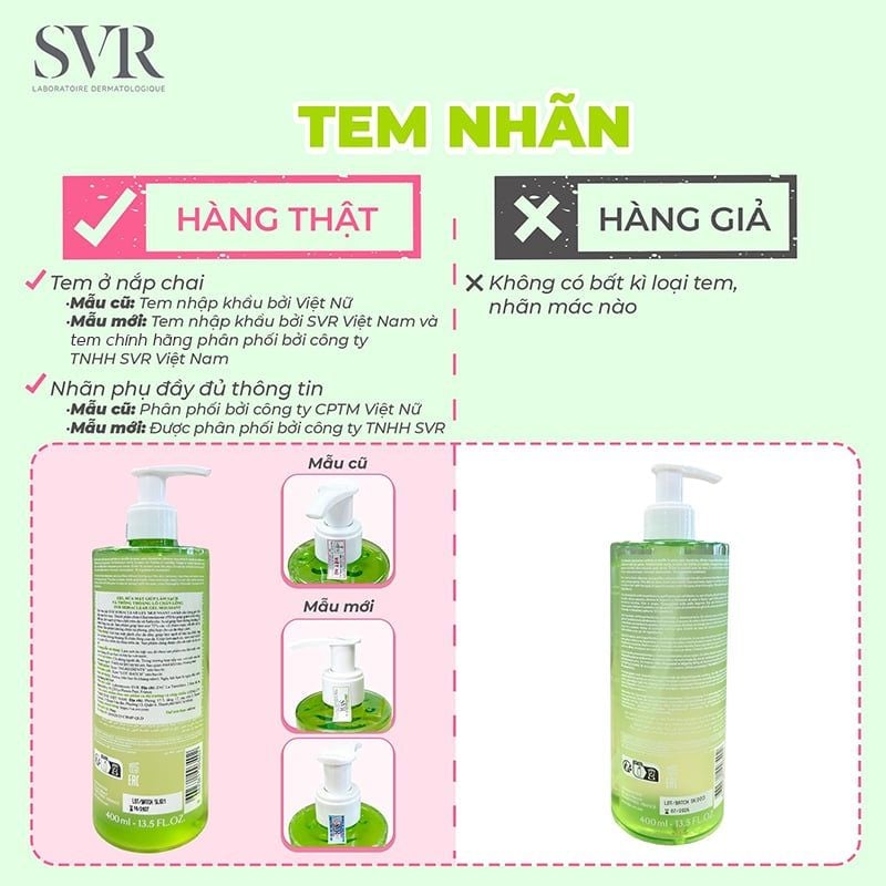 Sữa Rửa Mặt SVR Dạng Gel Không Chứa Xà Phòng Dành Cho Da Dầu Sebiaclear Gel Moussant
