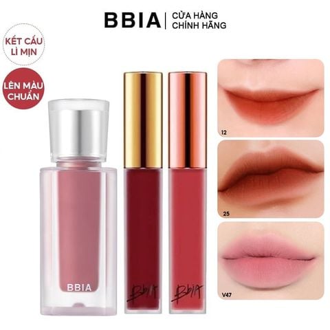 [MÀU 1-51] Son Kem Lì Bbia Lên Màu Siêu Chuẩn Last Velvet Lip Tint 5g