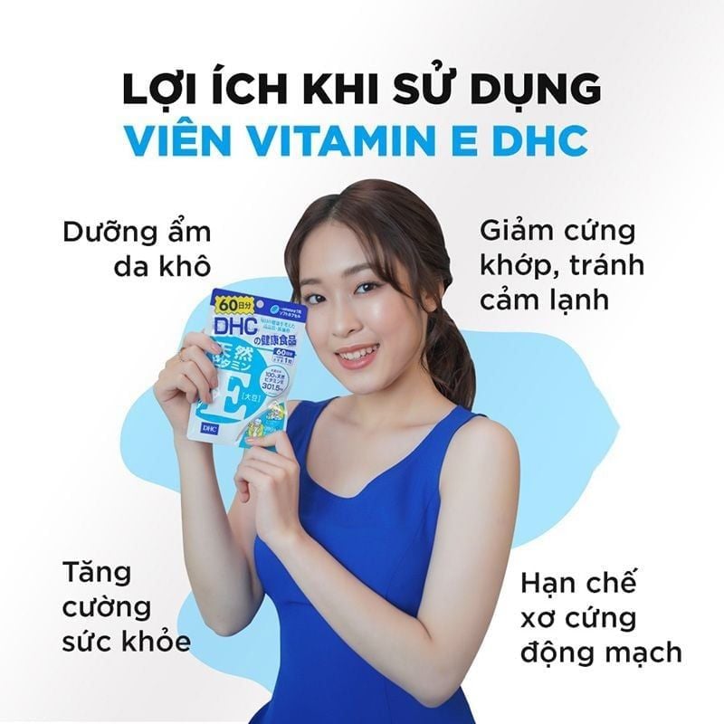 [GÓI 30 VIÊN/30 NGÀY] Viên Uống DHC Bổ Sung Vitamin E Natural Vitamin E