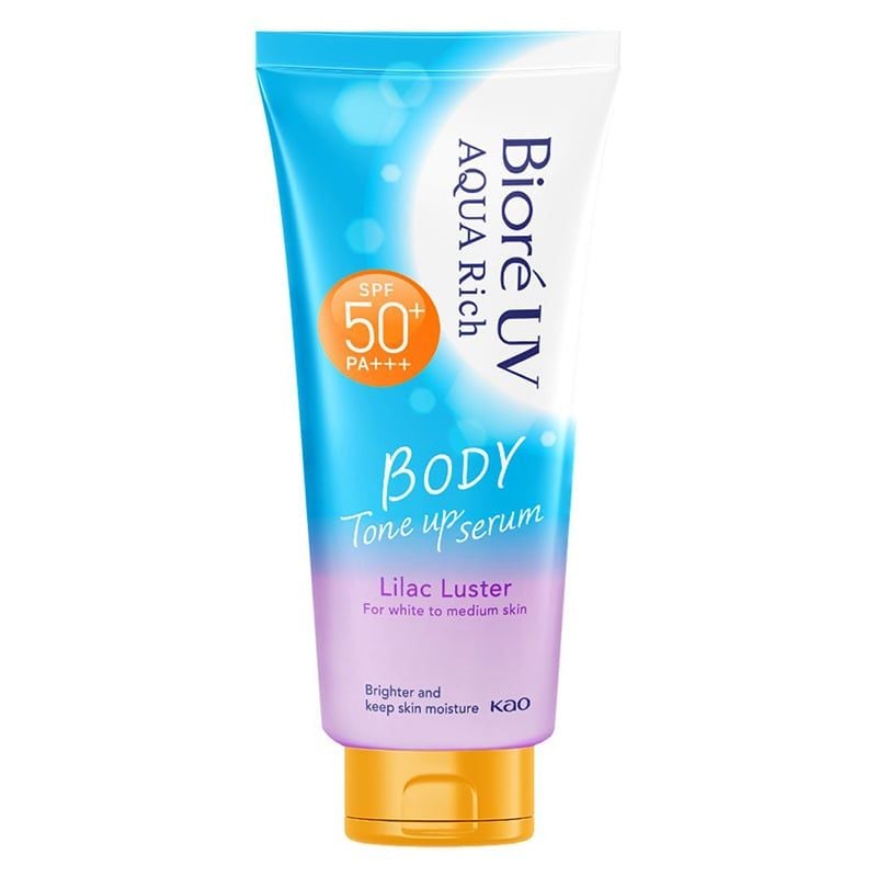 Serum Chống Nắng Dưỡng Thể Bioré Nâng Tông UV Aqua Rich Body Tone Up Serum SPF50+/PA+++ 130ml