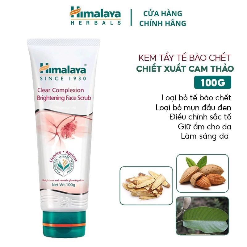 Kem Tẩy Tế Bào Chết Himalaya Chiết Xuất Nghệ Tây Clear Complete Daily Scrub 100g