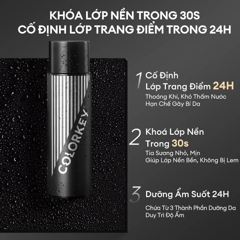 Xịt Khóa Makeup Colorkey Lâu Trôi Spray 100ml