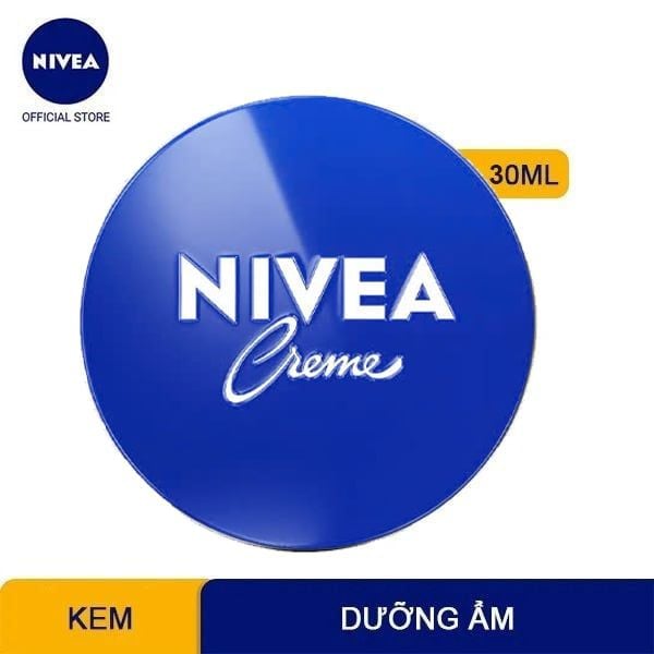  Kem Dưỡng Ẩm Nivea Hỗ Trợ Sáng Mịn Da Creme 30ml 
