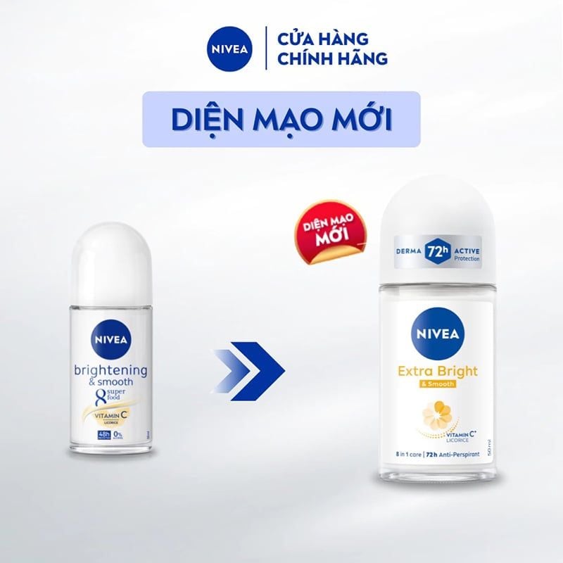 Lăn Khử Mùi Ngọc Trai Nivea Anti-Perspirant Roll On