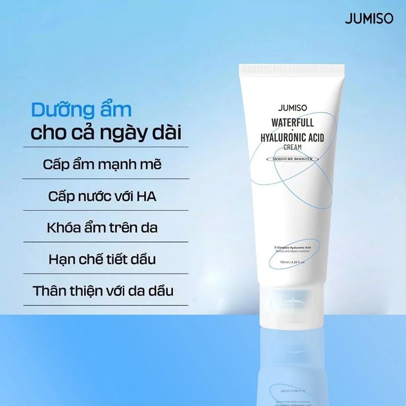 Kem Dưỡng Jumiso Cấp Ẩm Dạng Gel Waterfull Hyaluronic Acid Cream 100ml