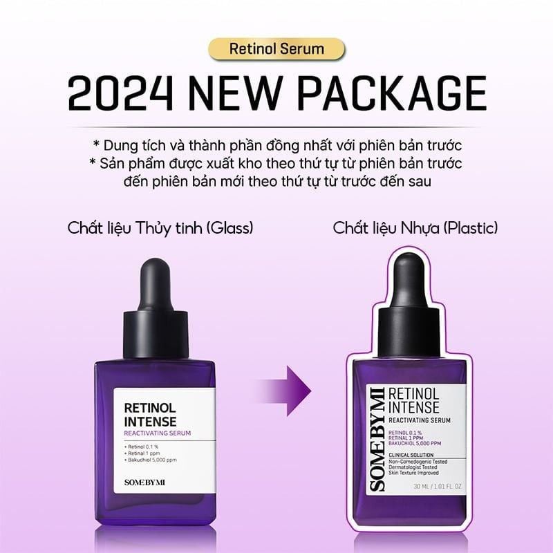 Serum Some By Mi Retinol Cải Thiện Nếp Nhăn, Dưỡng Da Căng Mịn Some By Mi Retinol Intense Reactivating Serum 30ml