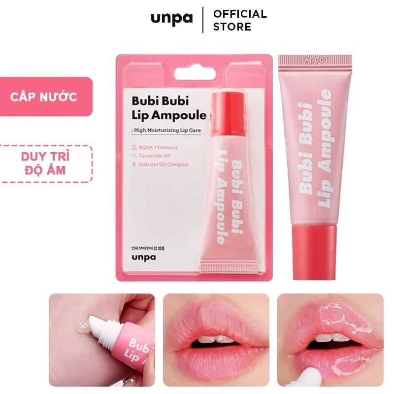 Son Dưỡng Unpa Cho Môi Căng Mọng Bubi Bubi Lip Ampule 10ml
