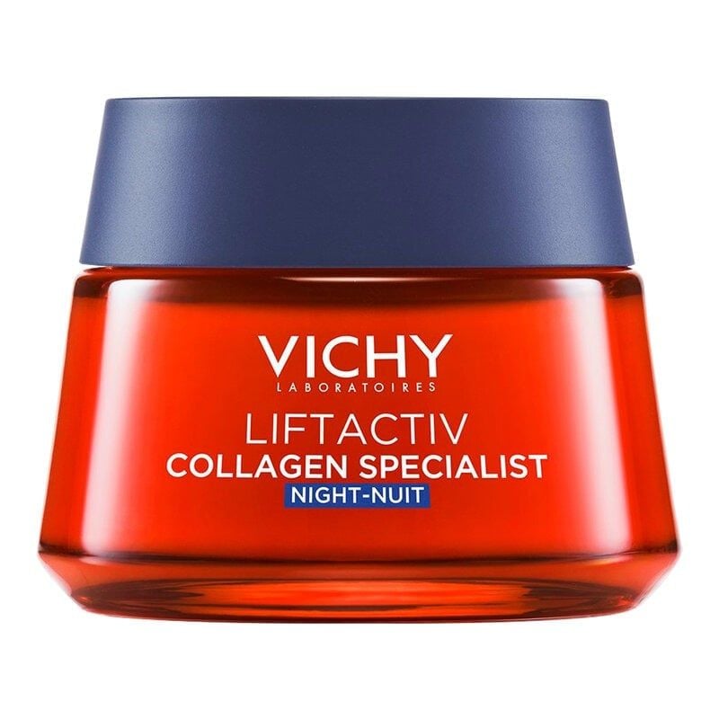 Kem Dưỡng Hỗ Trợ Sáng Da, Mờ Thâm Nám Ban Đêm Vichy Liftactiv Collagen Specialist Night 50ml