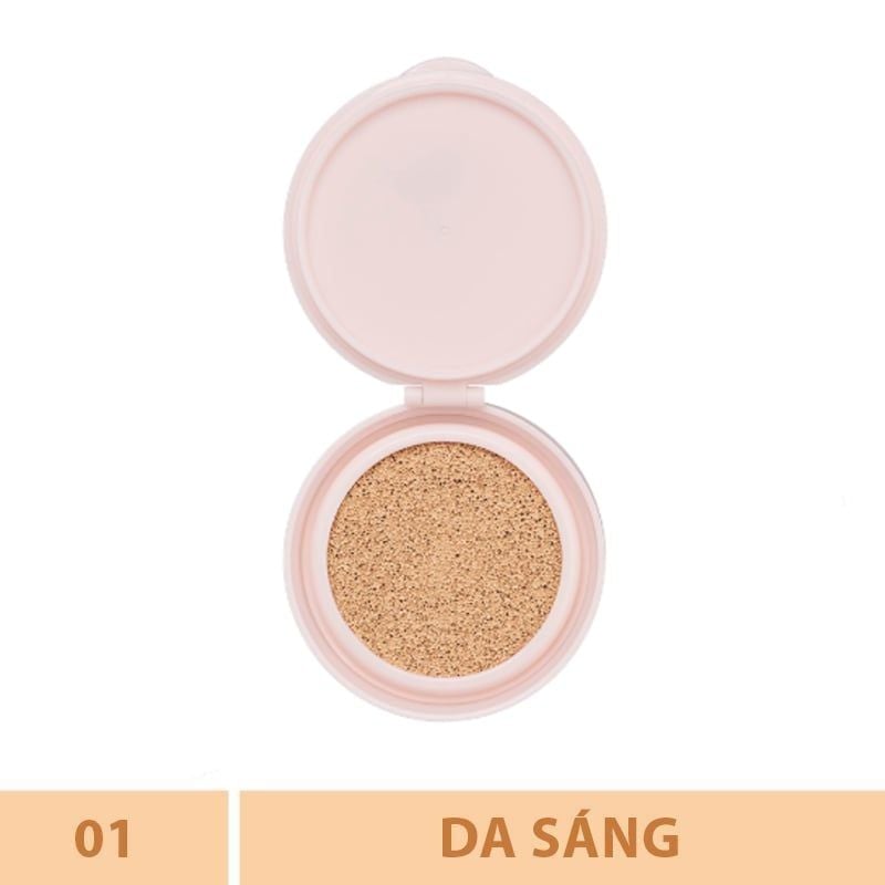 Phấn Nước Che Phủ Mỏng Mịn, Kiềm Dầu Hiệu Quả Glamrr Q Long Wear DD Cushion SPF50/PA+++