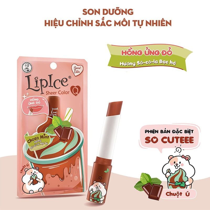 Son Dưỡng Hiệu Chỉnh Sắc Môi Hồng Tự Nhiên LipIce Sheer Color 2.4g