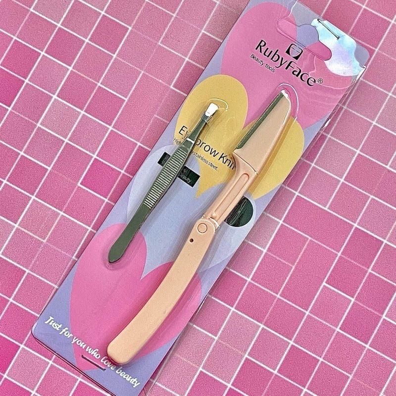 [NHẬP KHẨU] Set Dụng Cụ Cắt Tỉa Lông Mày Chuyên Dụng RubyFace Multi-Function Eyebrow Trimmer Tool Set - Màu Ngẫu Nhiên