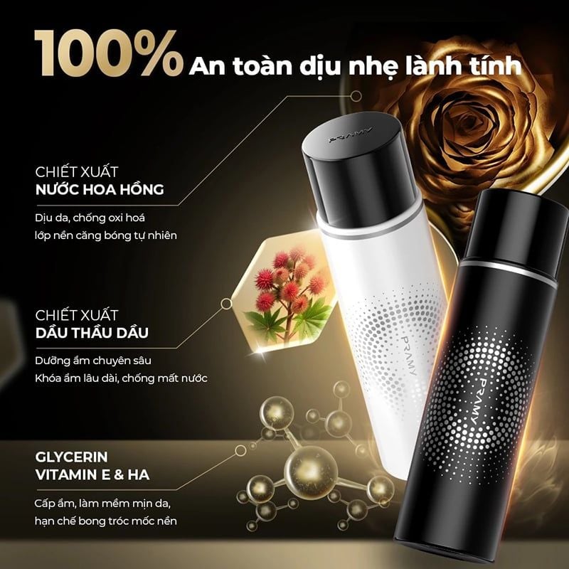 Xịt Khóa Nền Cố Định Trang Điểm Pramy Setting Spray Finish