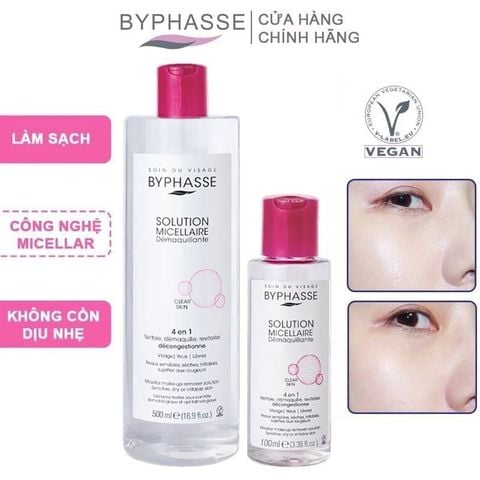  Nước Tẩy Trang Byphasse Dành Cho Mọi Loại Da Solution Micellaire 