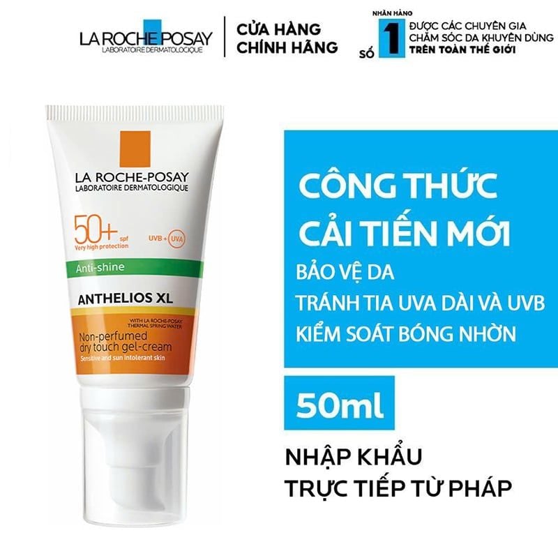 Kem Chống Nắng La Roche-Posay Kiểm Soát Dầu Anthelios Dry Touch Finish Mattifying Effect SPF50+ 50ml