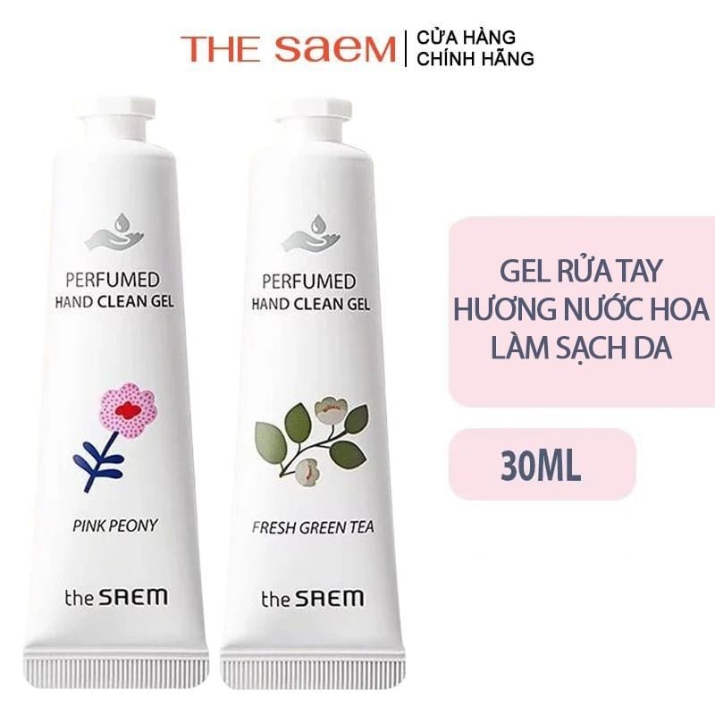 [30ml] Gel Rửa Tay The Saem Hương Nước Hoa Perfumed Hand Clean Gel Fresh Green Tea