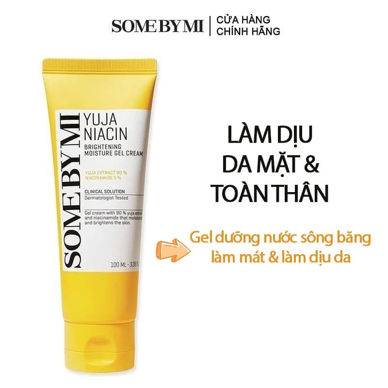 Gel Dưỡng Trắng Some By Mi Chiết Xuất Quả Thanh Yên Yuja Niacin Brightening Moisture Gel Cream 100ml