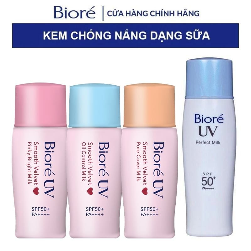 Kem Chống Nắng Dạng Sữa Bioré UV SPF50+ /PA++++