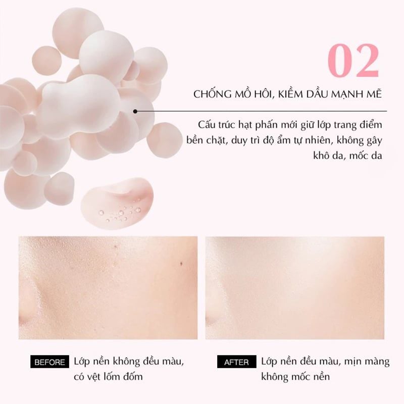 [Vietnam Edition] Phấn Phủ Nén MENOW Mỏng Nhẹ Tự Nhiên Clear Radiant Pressed Powder 7g