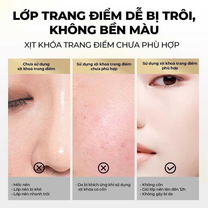 Xịt Khóa Nền Cố Định Trang Điểm Pramy Setting Spray Finish