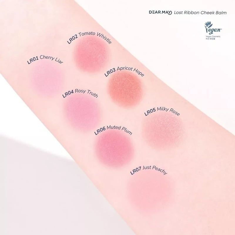 Má Hồng Dạng Kem Thuần Chay Dearmay Lost Ribbon Cheek Balm 4g