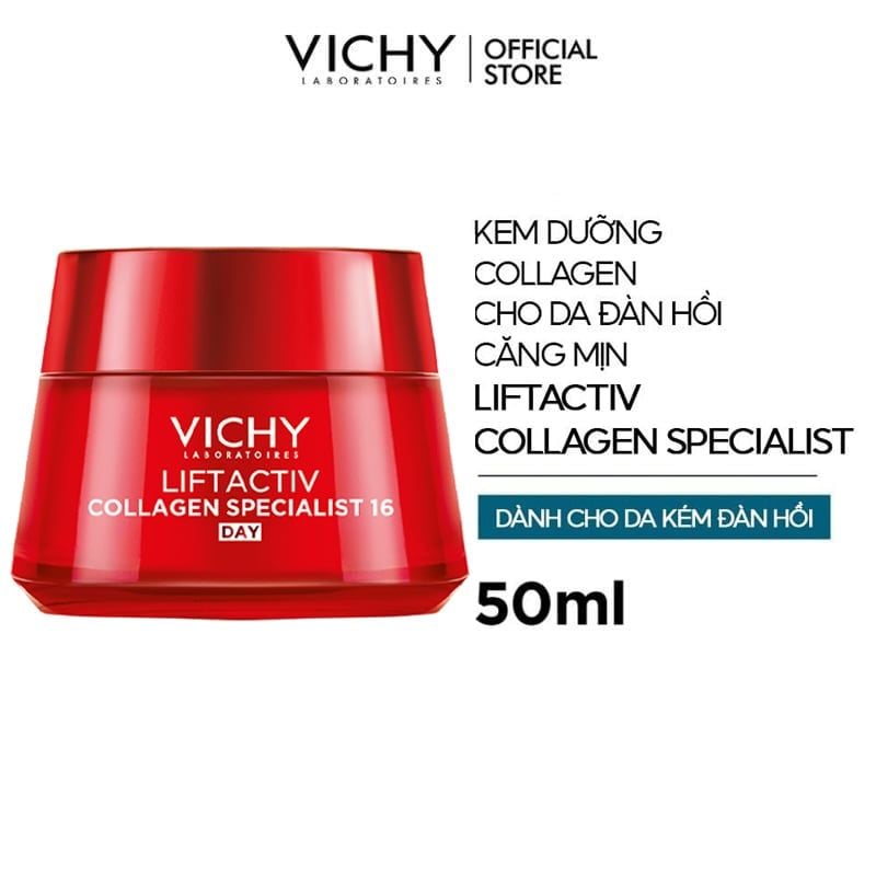 Kem Dưỡng Vichy Collagen Cải Thiện Lão Hóa Da Liftactiv Collagen Specialist