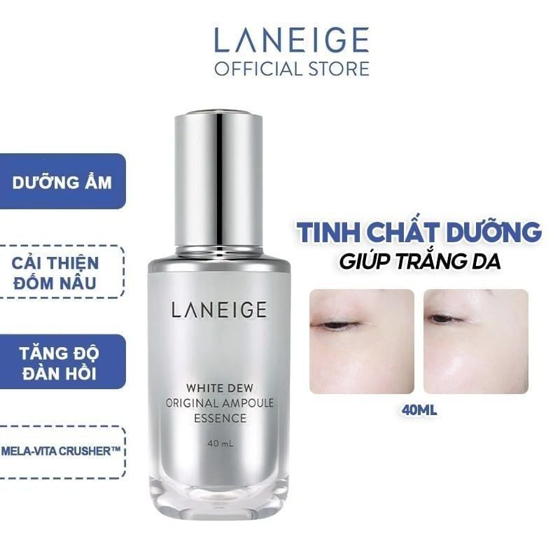 Serum Laneige Hỗ Trợ Dưỡng Trắng Da Laneige White Dew Original Ampoule Essence 40ml