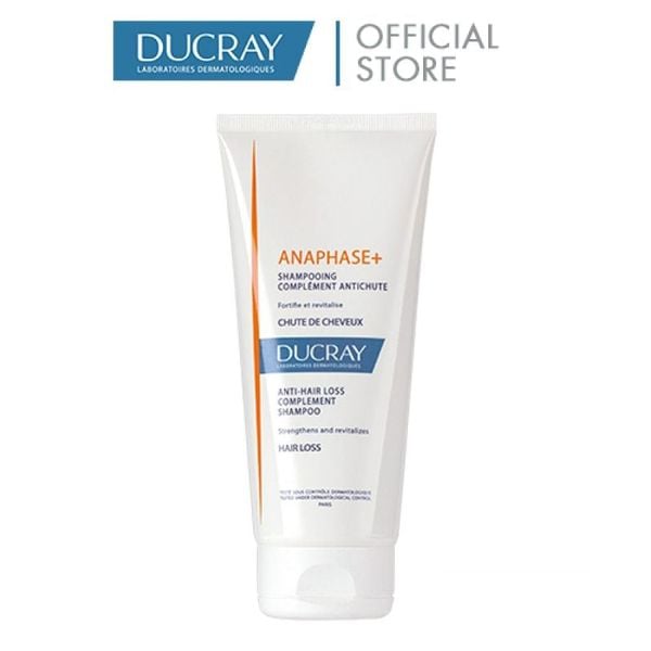  Dầu Gội Ducray Hỗ Trợ Giảm Rụng Tóc Anaphase+ Anti-Hair Loss Complement Shampoo 200ml 