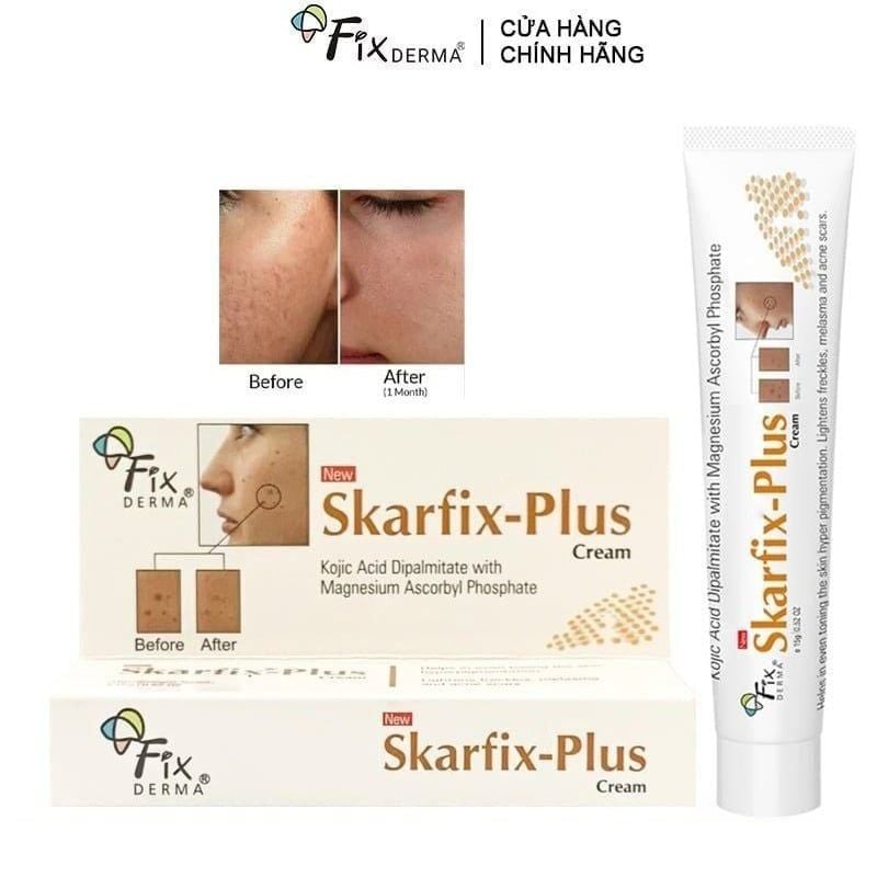 Kem Dưỡng FIXDERMA Mờ Thâm Nám, Tàn Nhang, Mờ Sẹo Skarfix Plus Cream 15g