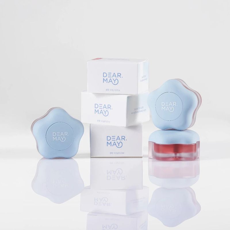 Son Kem Bùn Kiêm Má Hồng Mờ Lì Thuần Chay Dearmay Pure Falling Mood Lip Pot 6.5g