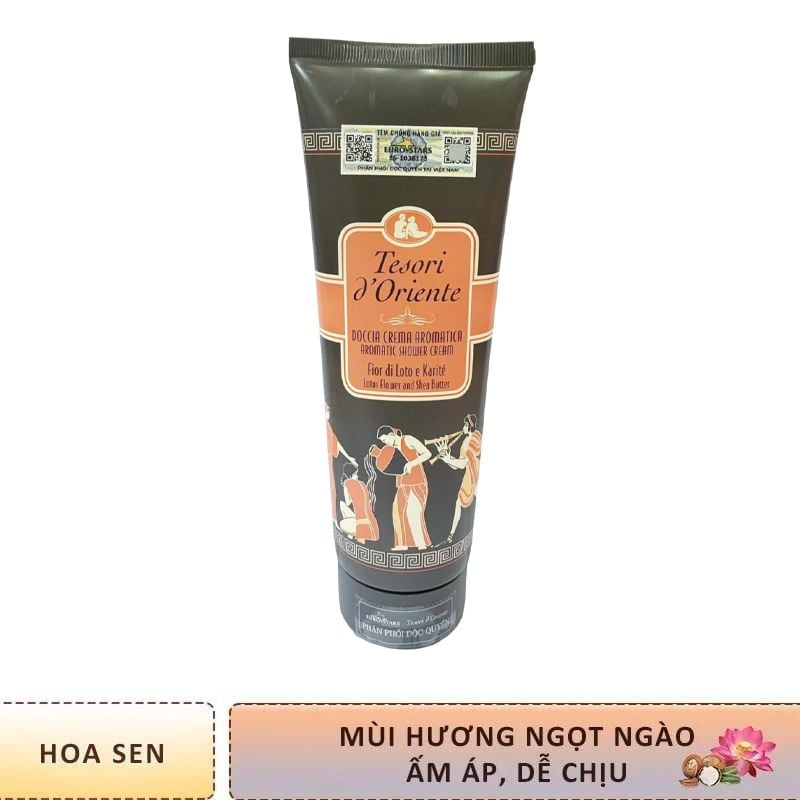 Sữa Tắm Tesori d'Oriente Hương Nước Hoa Ý Nhiều Mùi Aromatic Bath Cream