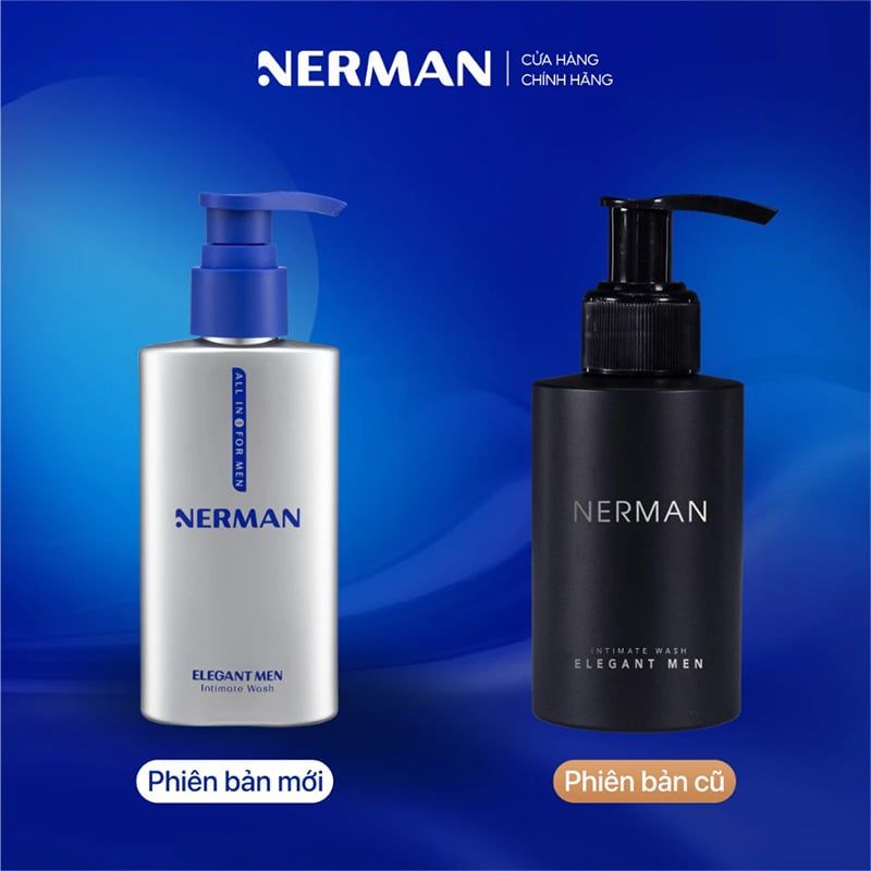 Dung Dịch Vệ Sinh Nam Nerman Perfume Intimate Wash Elegant Men 100ml (Che tên sản phẩm khi giao hàng)