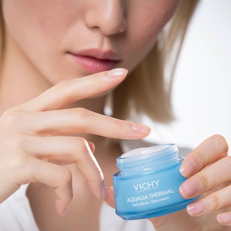 Kem Dưỡng Ẩm, Cấp Nước Cho Da Dầu Vichy Aqualia Thermal Cream-Gel 50ml