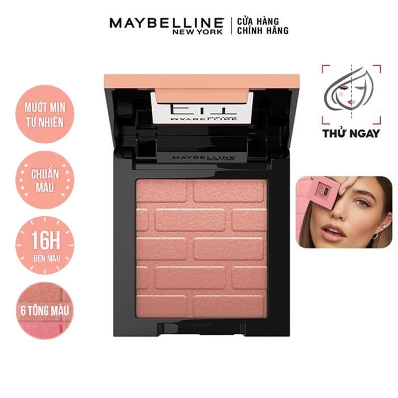 Má Hồng Dạng Nén, Mịn Lì Chuẩn Màu Maybelline Fit Me Mono Blush 4.5g