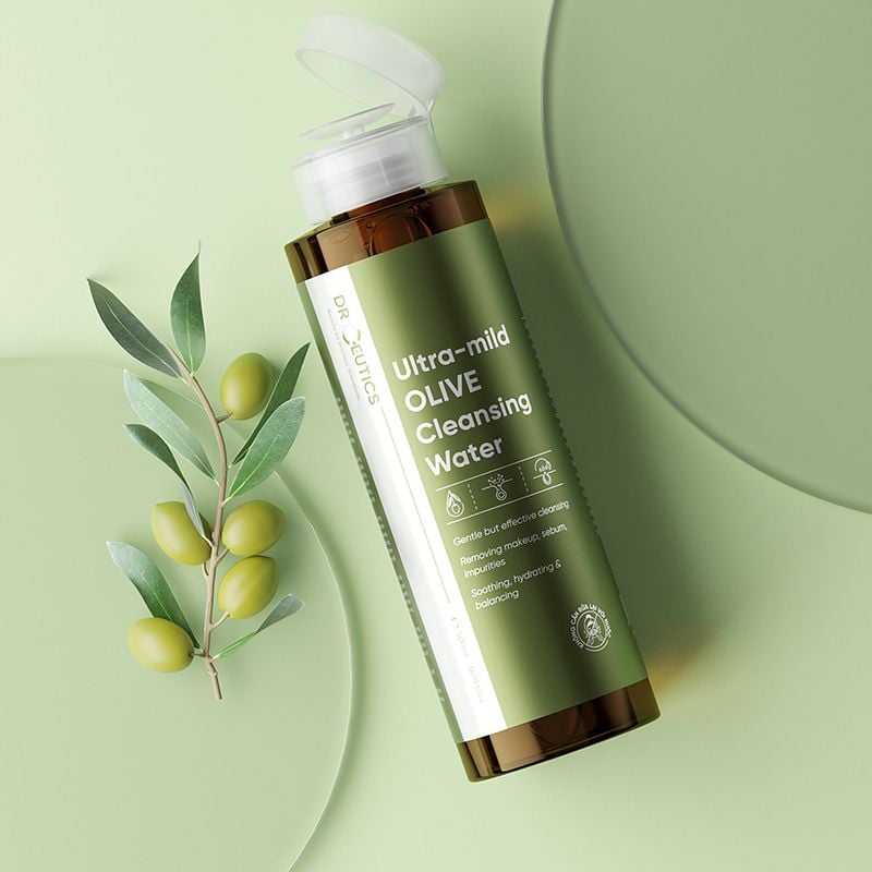 Nước Tẩy Trang DrCeutics Làm Sạch Dịu Nhẹ, Cấp Ẩm Ultra-mild Olive Cleansing Water