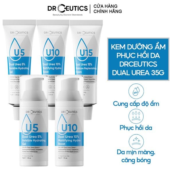  Kem Dưỡng Ẩm DrCeutics Cải Thiện Làn Da Dual Urea 5%, 10%, 15% 