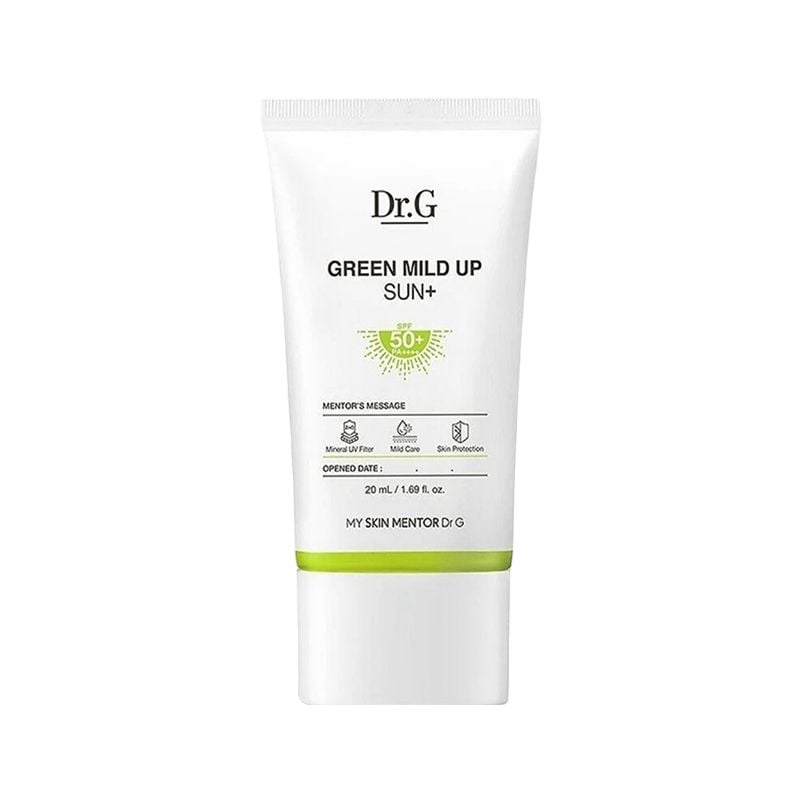 Kem Chống Nắng Dr.G Vật Lý, Chống Ánh Sáng Xanh, Giảm Mụn Dành Cho Da Nhạy Cảm Green Mild Up Sun+ SPF50+/ PA++++ 50ml
