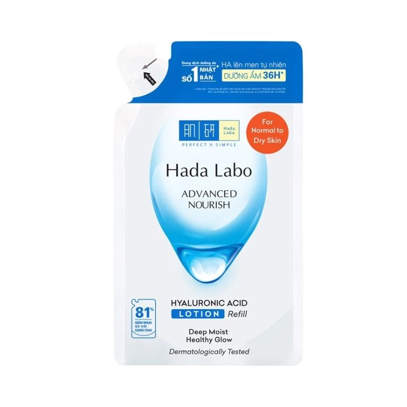 Nước Hoa Hồng Hada Labo Dưỡng Ẩm Dành Cho Da Khô & Da Thường Advanced Nourish Hyaluron Lotion