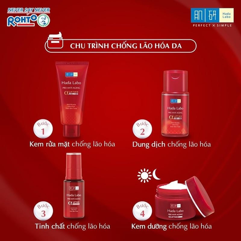 Tinh Chất Dưỡng Hada Labo Hỗ Trợ Giảm Lão Hóa Da Pro Anti Aging Lifting Essence 30g