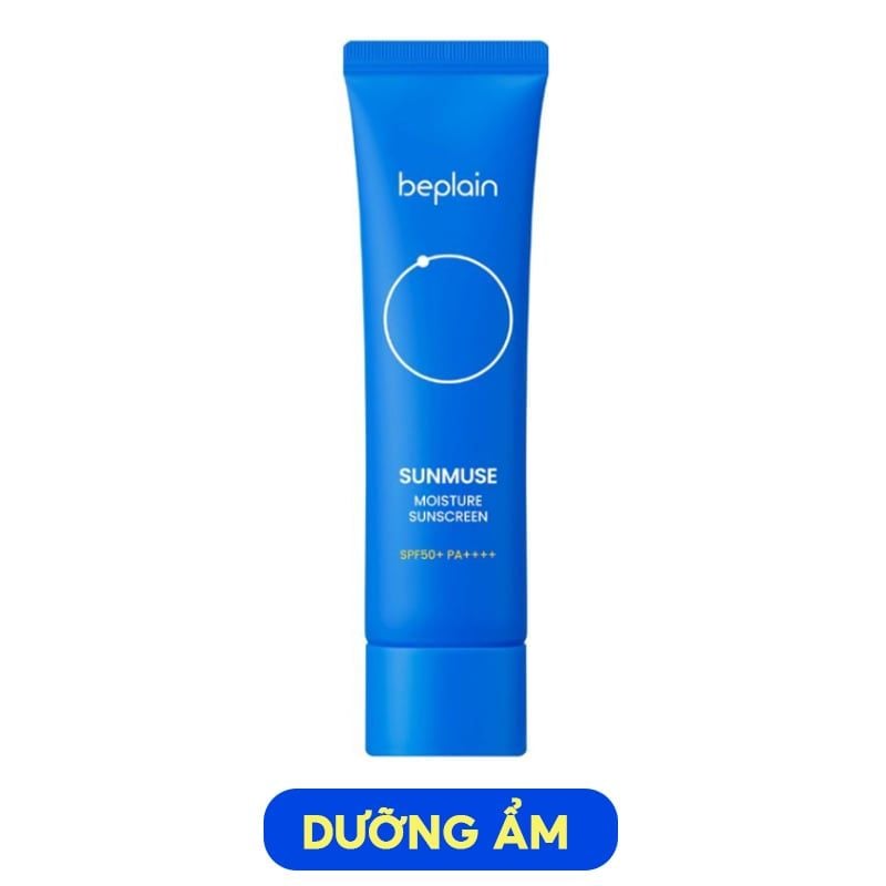 Kem Chống Nắng Thuần Chay Beplain Nâng Tone, Kiềm Dầu, Dưỡng Ẩm Sunmuse Sunscreen SPF50+/PA+++ 50ml