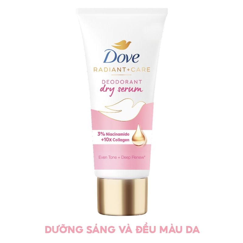 Kem Khử Mùi Tinh Chất Serum Sáng Mịn Dove Deodorant Dry Serum Collagen –  Thế Giới Skinfood