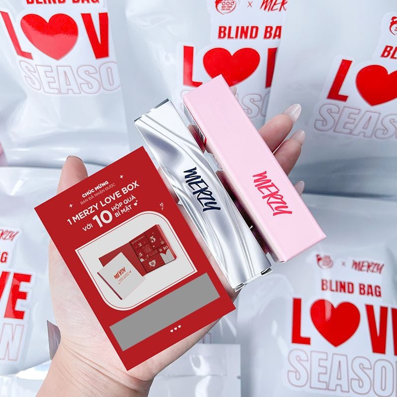 [New][BLIND BAG][MERZY BOX] Túi Mù Mỹ Phẩm, Hộp Quà Tặng Bất Ngờ Merzy Love Season Edition