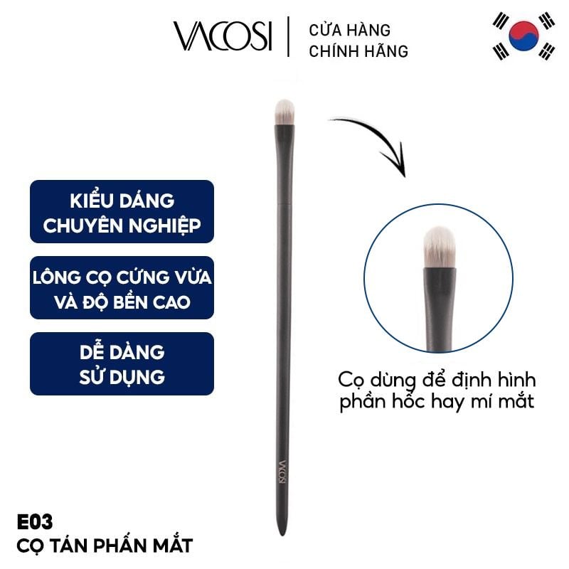 Cọ Phủ Phấn Mắt Vacosi Shader Brush - E03