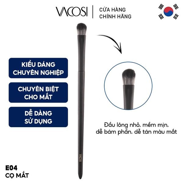  Cọ Mắt Tán Bầu Mắt Vacosi Shader Brush - E04 