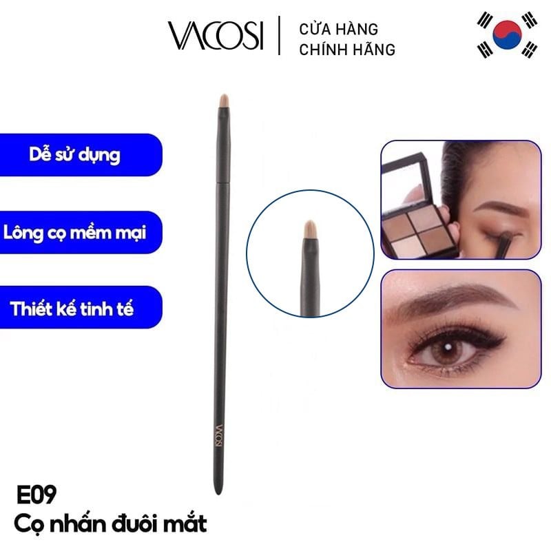 Cọ Nhấn Đuôi Mắt Vacosi Small Smudge Brush E09