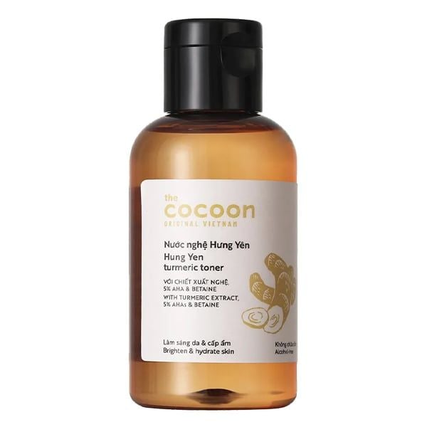 Nước Hoa Hồng Cocoon Hỗ Trợ Làm Sáng Da Từ Nước Nghệ Hưng Yên Hung Yen Turmeric Toner