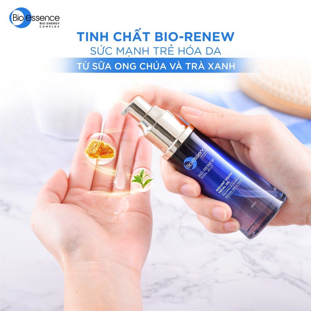Serum Bio-essence Tinh Chất Trẻ Hóa Da Bio-essence Bio-Renew Royal Jelly Radiant Youth Facial Oil 40ml