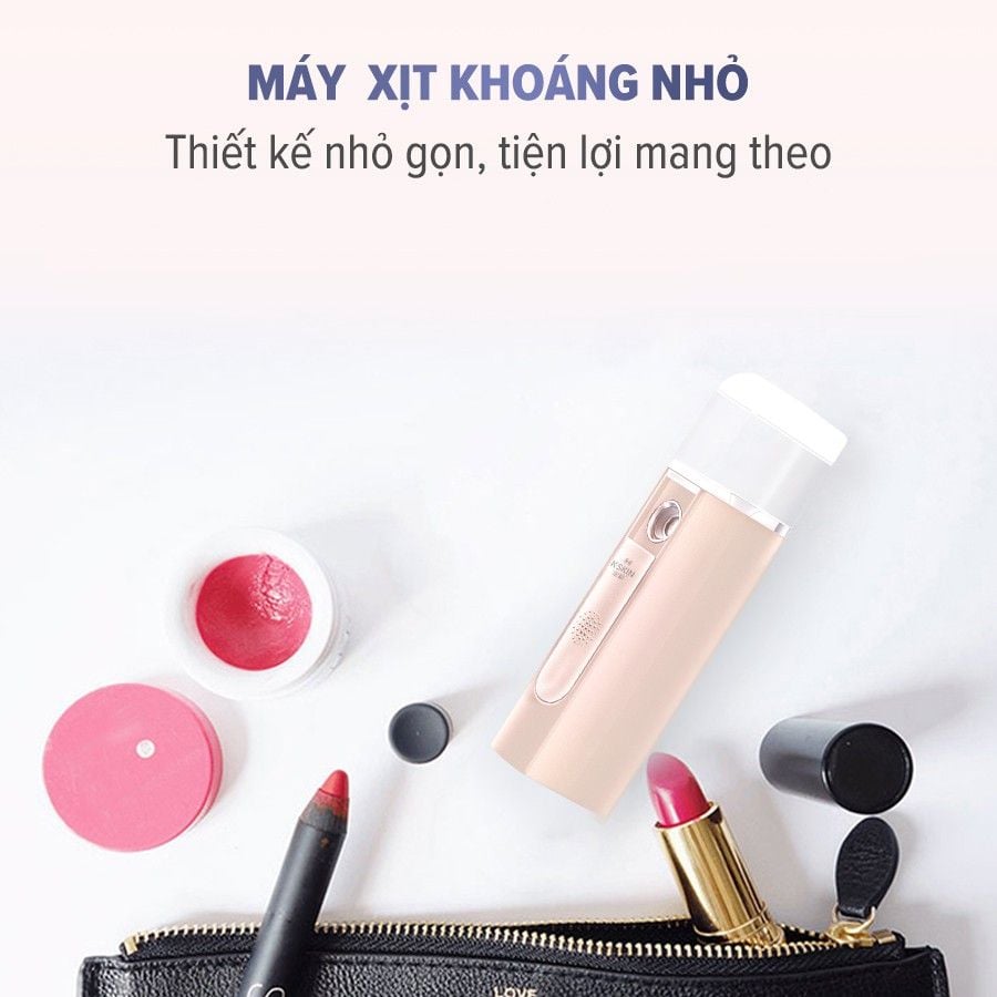 Máy Phun Sương Cấp Ẩm Mini K.Skin Handy Mist White KD88