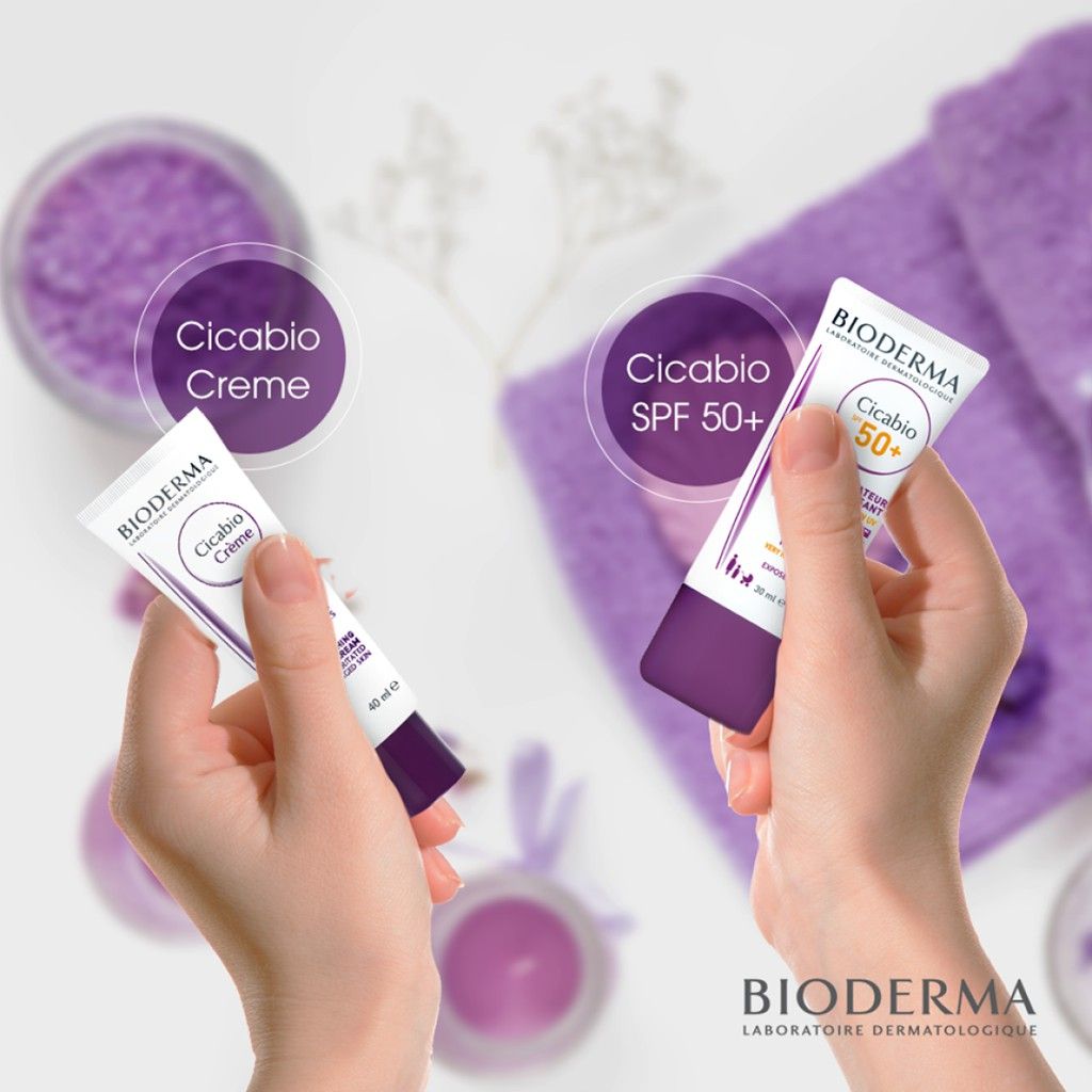 Kem Dưỡng Chống Nắng, Làm Dịu Da Bioderma Cicabio SPF50+