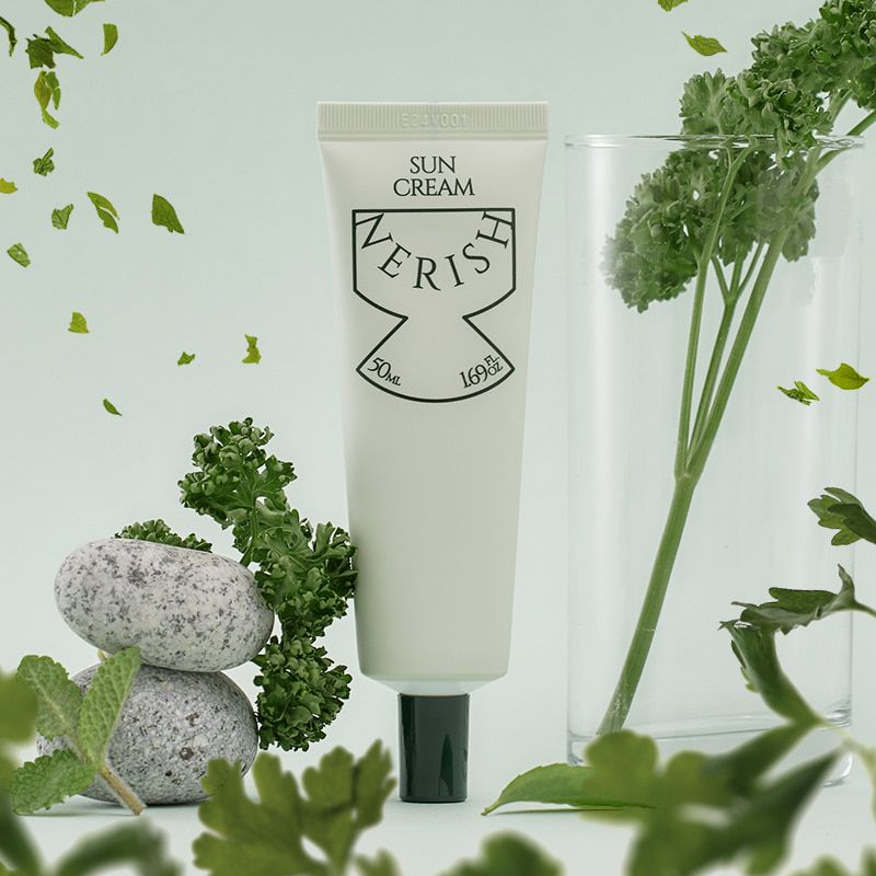Kem Chống Nắng Nerish Hỗ Trợ Hạn Chế Lão Hóa & Ngăn Ánh Sáng Xanh Parsley Calm Green Sun Cream SPF50+/PA++++ 50ml